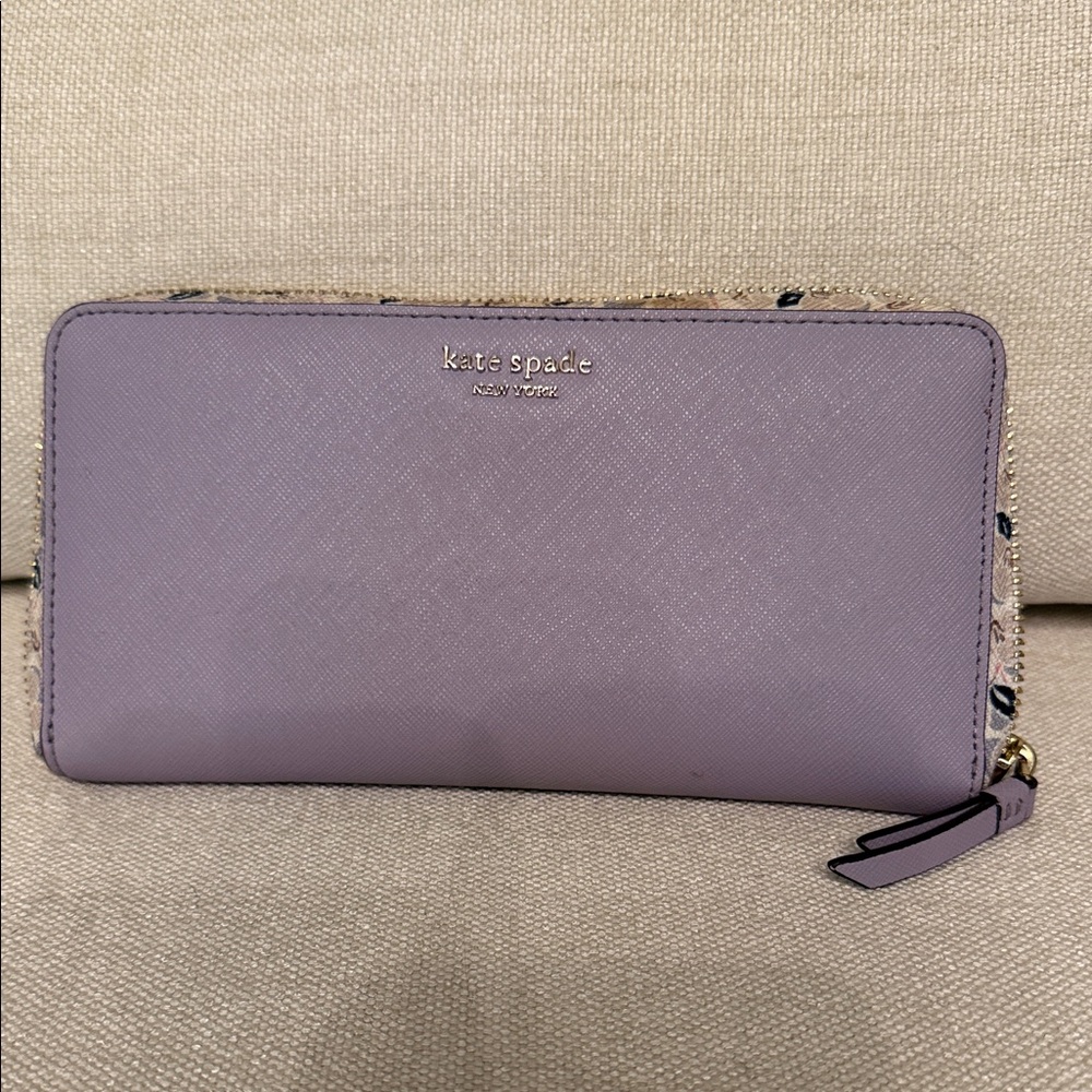 Kate Spade Lilac Zip-Around Wallet
